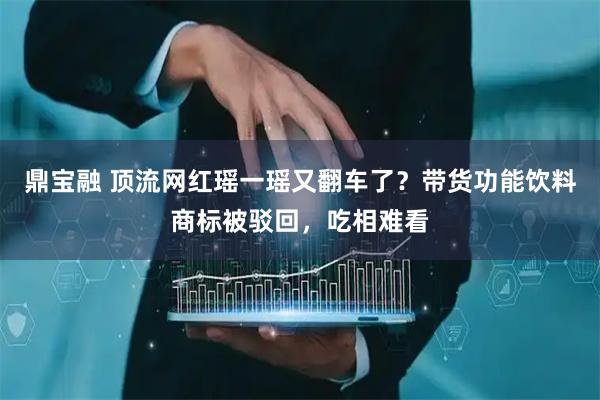 鼎宝融 顶流网红瑶一瑶又翻车了?带货功能饮料商标被驳回,吃相难看